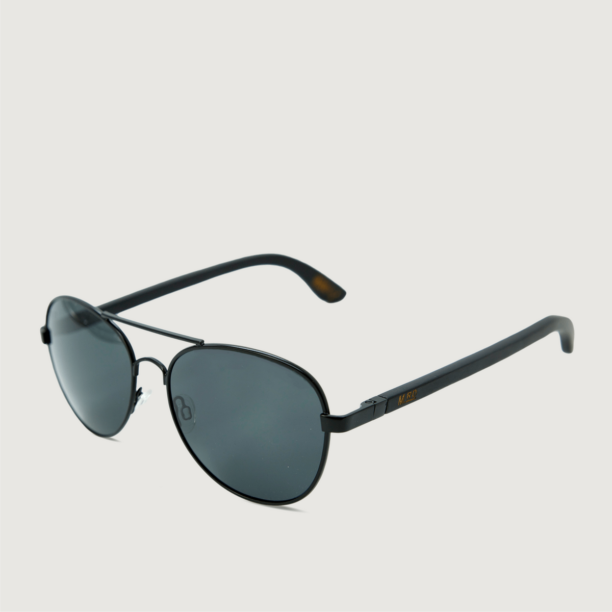 Moana Road - Black Aviators - Black lens