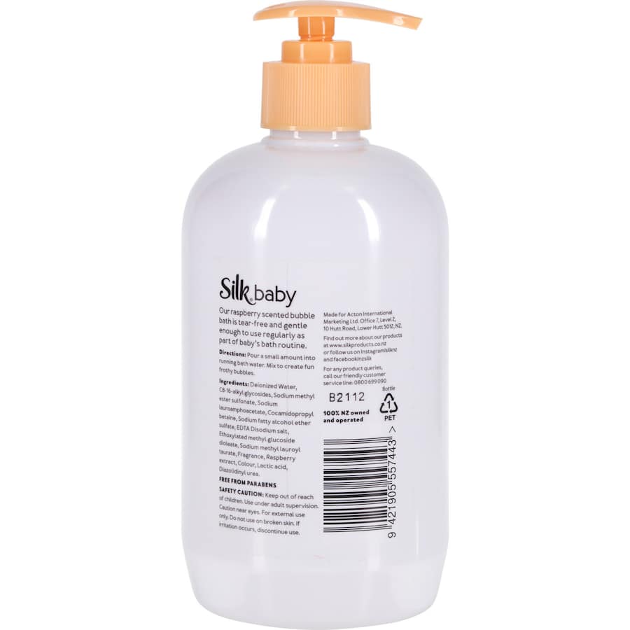 Silk Baby Bubble Bath 500mL