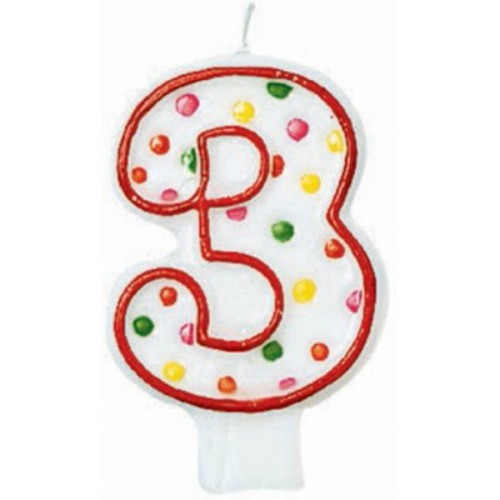 Polka Dots Flat Candle - #3, a stylish decorative candle with charming polka dot patterns for ambiance and home décor.