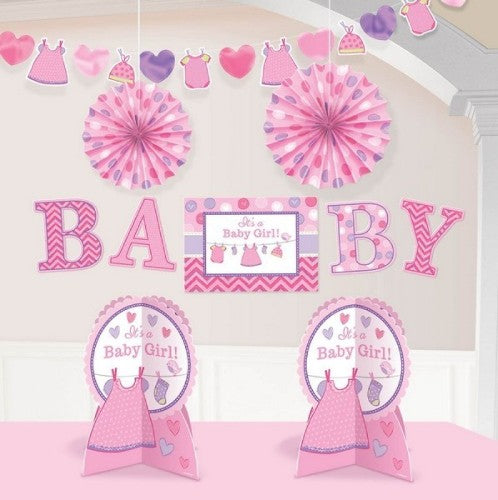 Colorful Room Decorations Kit featuring garland, paper fans, cutouts, and centerpieces for celebrations filled with love.