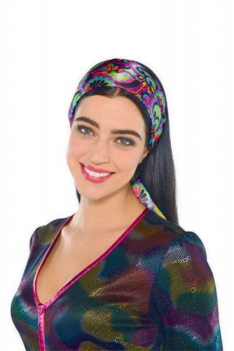 Vibrant pack of 10 lightweight scarves featuring dazzling colors, perfect for parties and enhancing any outfit with disco flair.