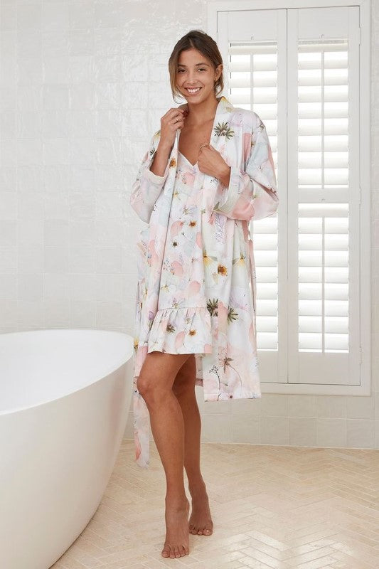 Bathrobe / Robe - Petals (L/XL) - BAKSANA