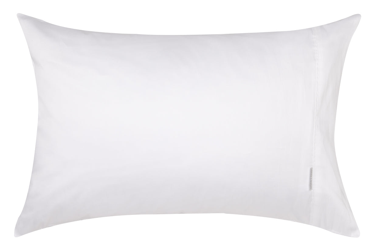 King Pillowcase - Logan And Mason 400TC Egyptian Cotton Sateen (White)