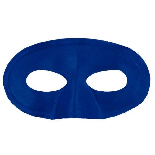 Navy eye mask for relaxation and sleep, measuring 3 7/8" x 7 1/8", blocks light for peaceful moments anywhere.
