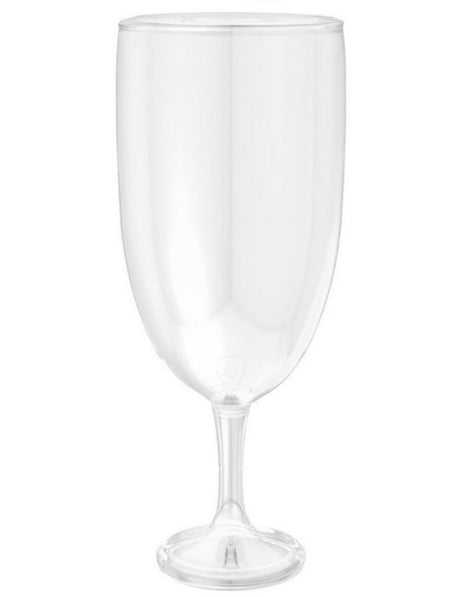 Clear tall round pedestal jar, 12.5 inches, perfect for displays and storage.