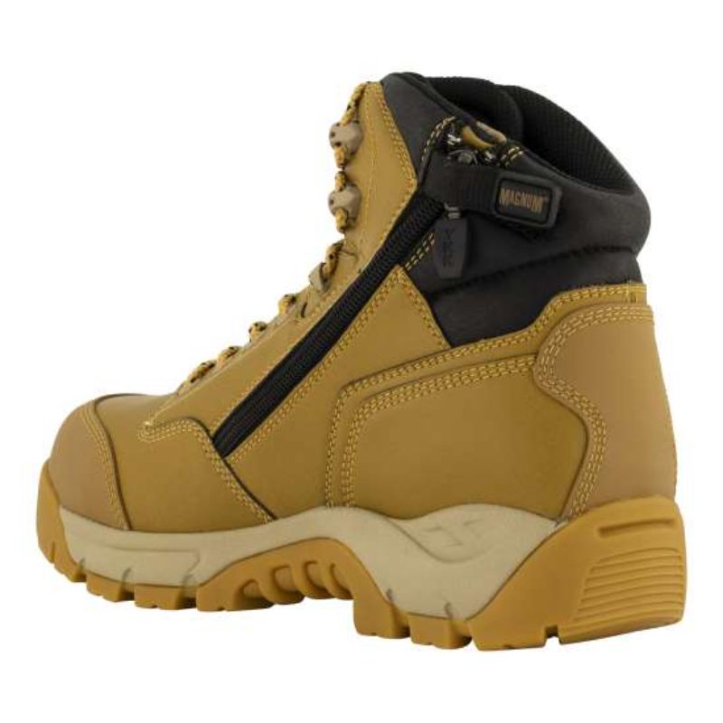 Safety Boots - Zip Sided Magnum Precision Max SZ CTMPN100 Wheat (Size 11)