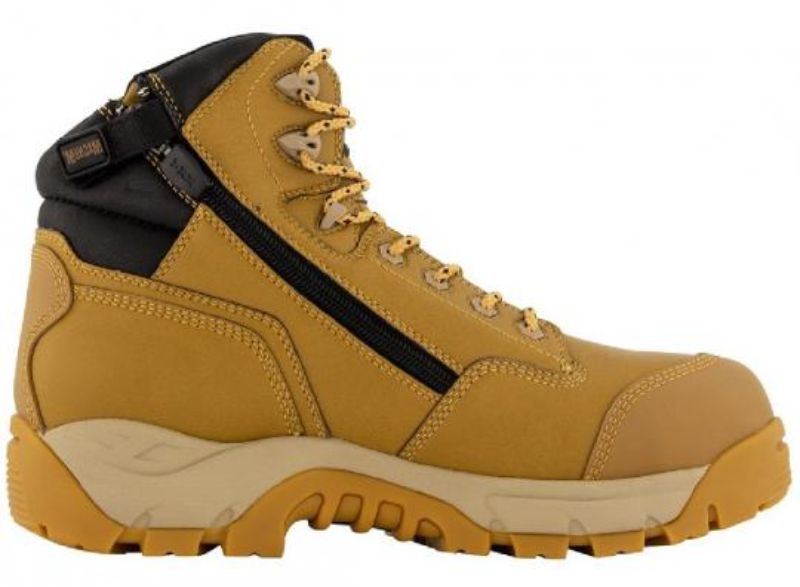 Safety Boots - Zip Sided Magnum Precision Max SZ CTMPN100 Wheat (Size 11)