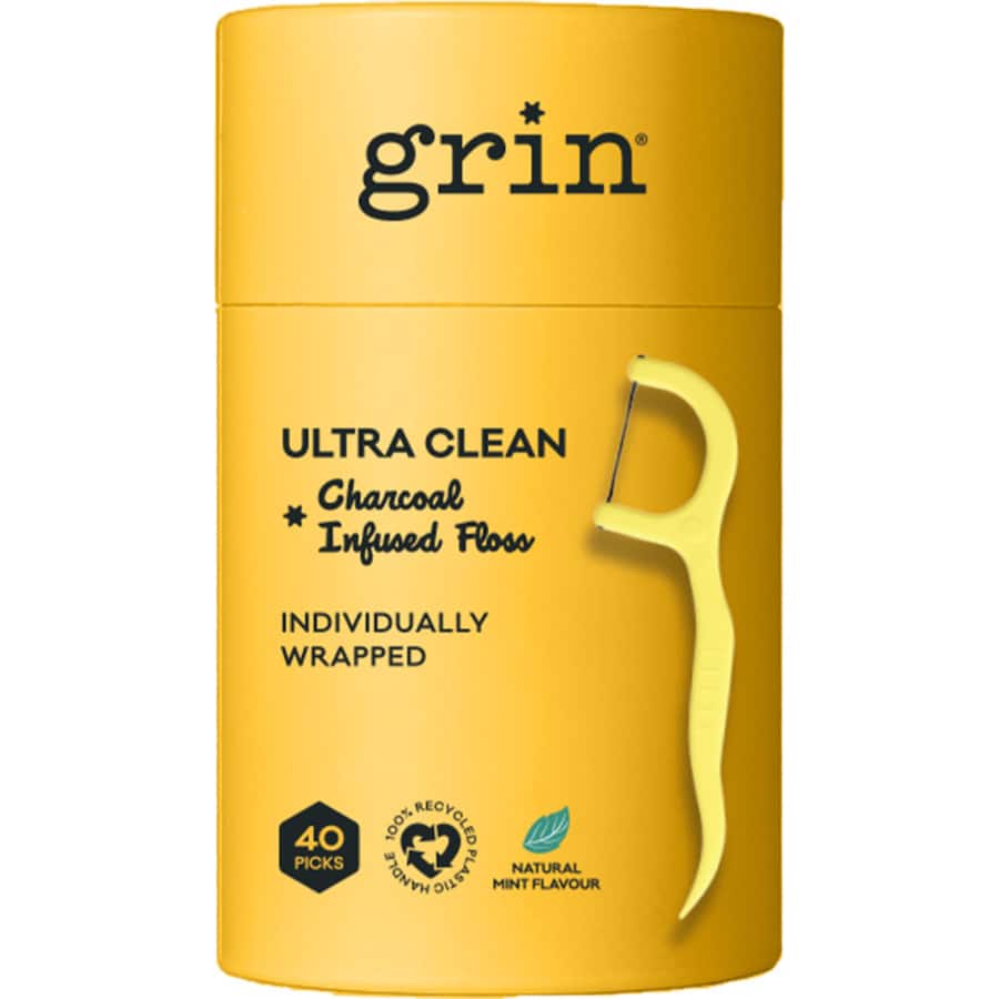 Grin Adult Dental Floss Mint 1ea