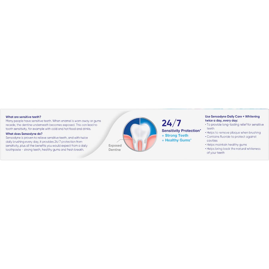 Sensodyne Toothpaste Sensitivity + Whitening 100g