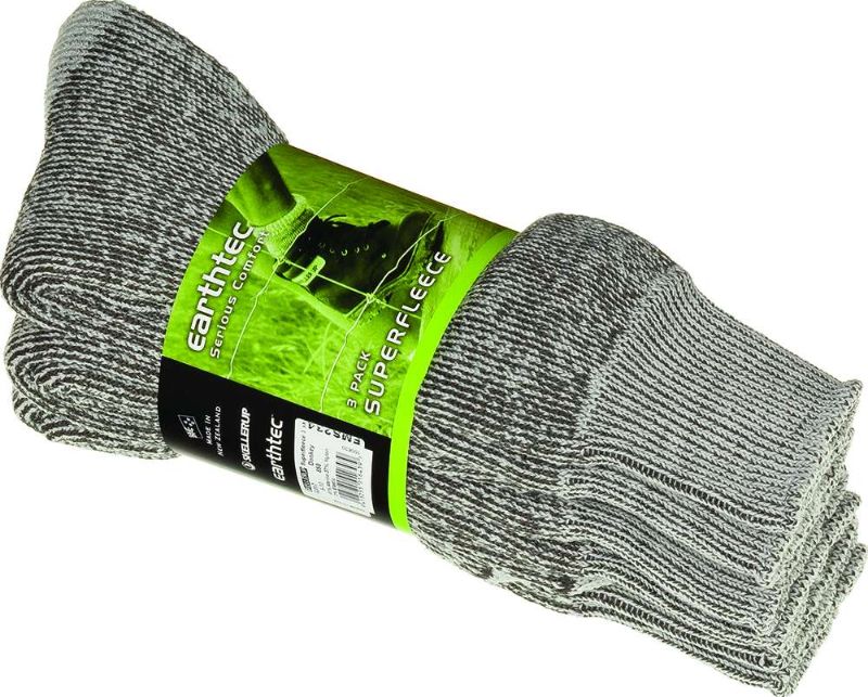 Socks - EarthTec Superfleece Donkey 11/13 (3 Pack)