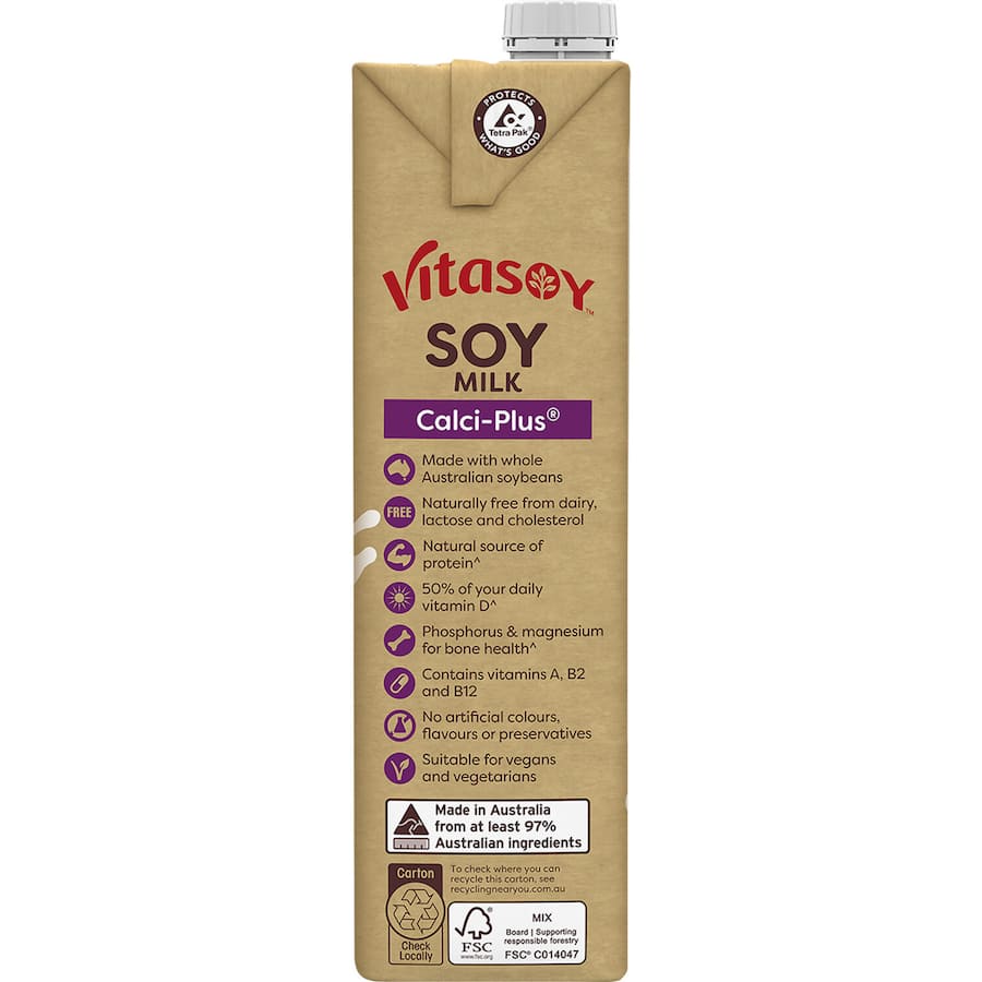 Vitasoy Soy Milk Calci Plus Regular Carton 1L
