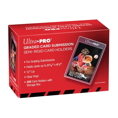 Ultra Pro: UP43000 Semi-Rigid 1/2" Lip Tall Sleeves 200ct