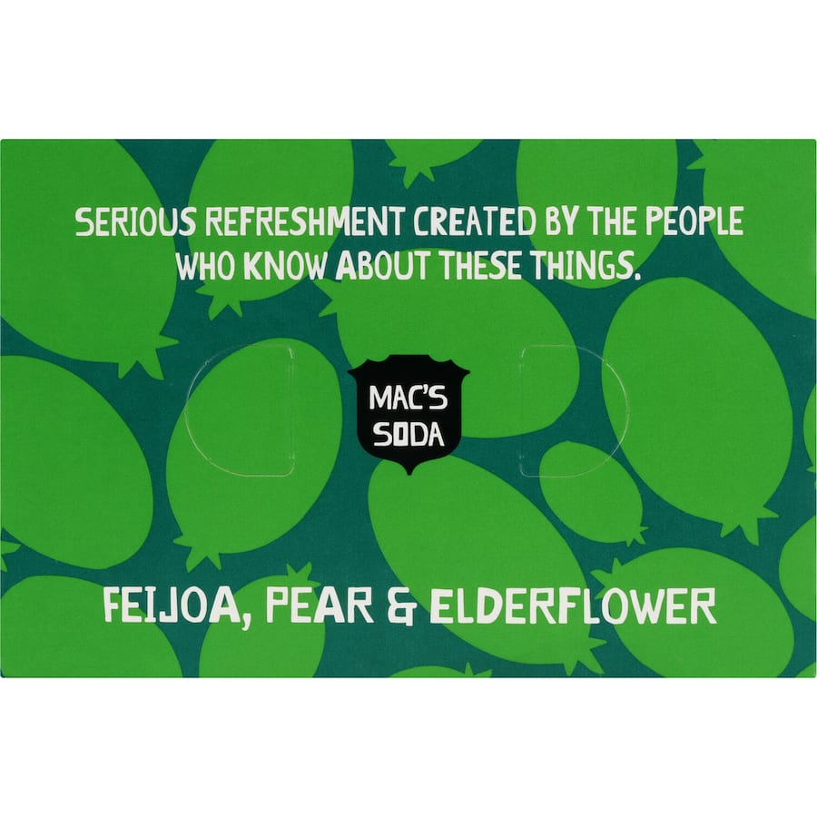 Mac's Drink Mixers Feijoa & Pear 6pk cans 250mL