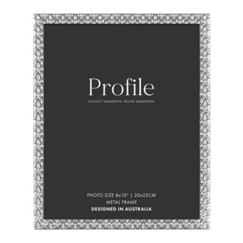 Profile - Renaissance Silver Metal Photo Frame - 8x10in (20x25cm)