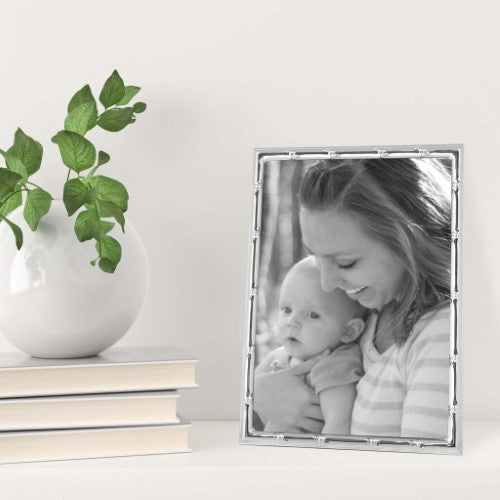 Profile - Bamboo Silver Metal Photo Frame - 5x7in (13x18cm)