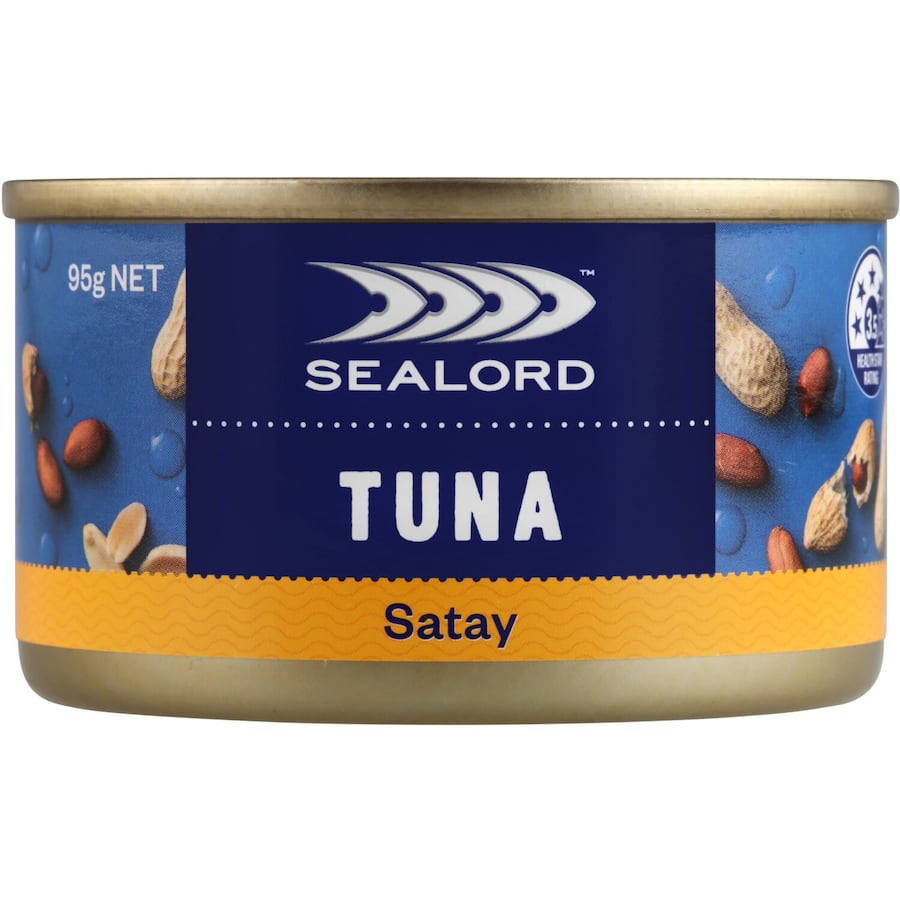Sealord Sensations Tuna Satay Tear tab can 95g
