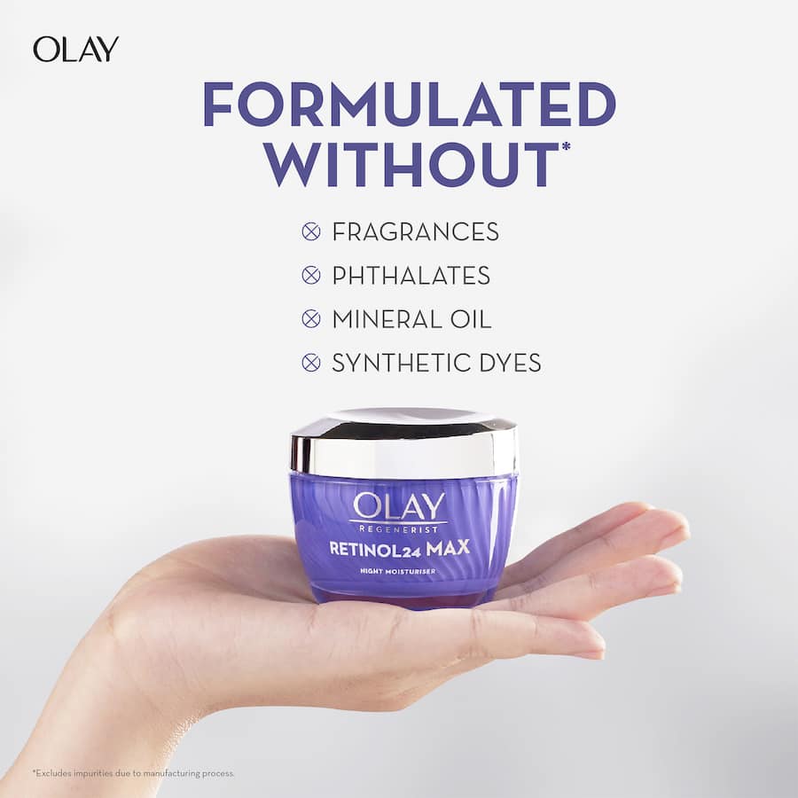Olay Regenerist Retinol24 Night Face Cream Moisturiser Max 50g
