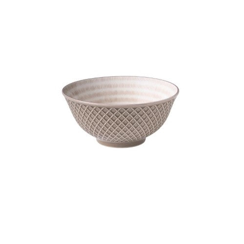 Glazed Porcelain Bowl - Wilkie Brothers 15cm (Monochrome Line)