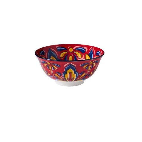 Glazed Porcelain Bowl - Wilkie Brothers 15cm (Fiesta Red)