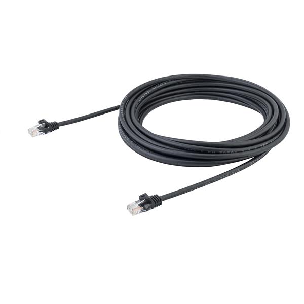 High-Performance 7m Cat5e Ethernet Patch Cable - Snagless RJ45 Connectors, Black