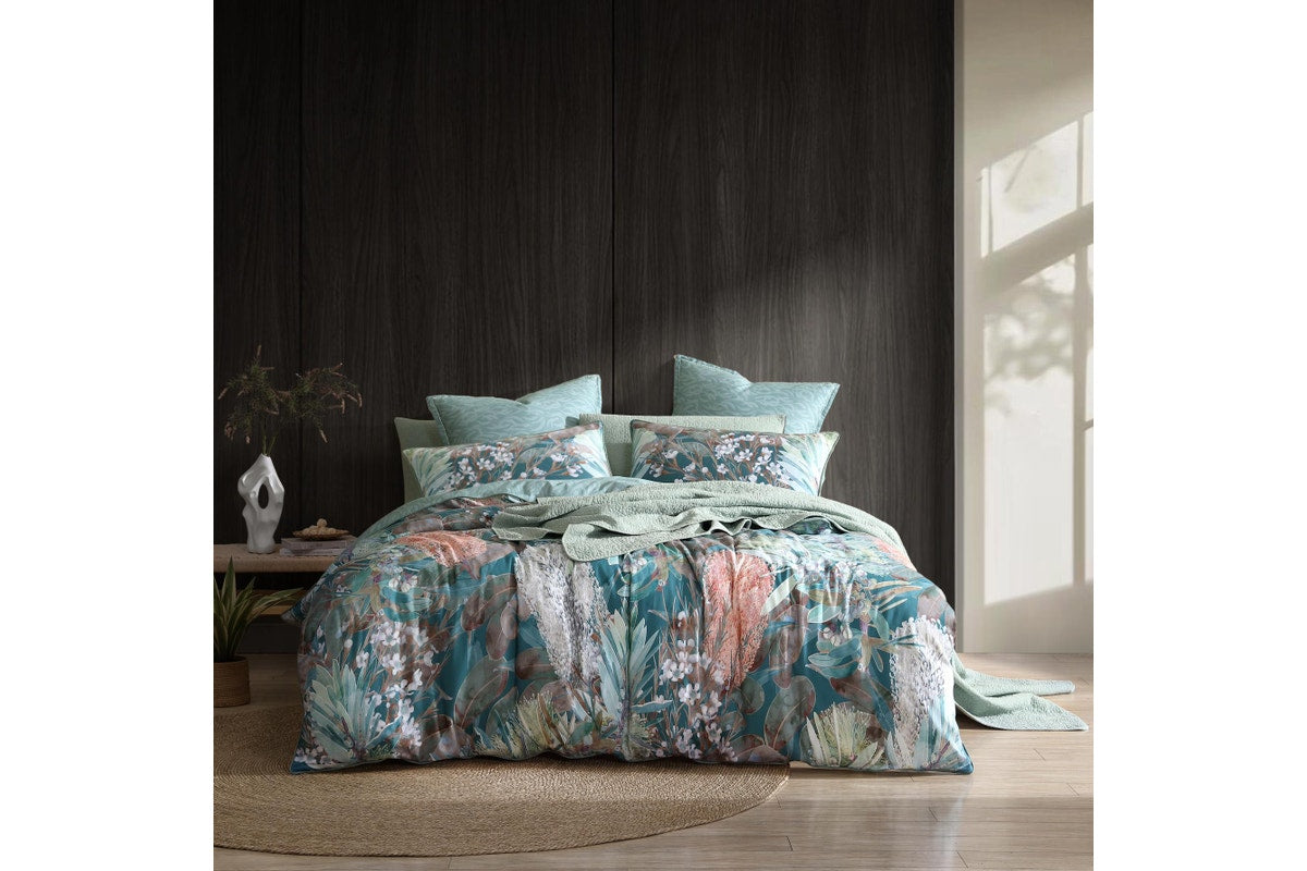 Quilt / Duvet Cover Set - Logan and Mason TOMAH EUCALYPT (Super King NZ)