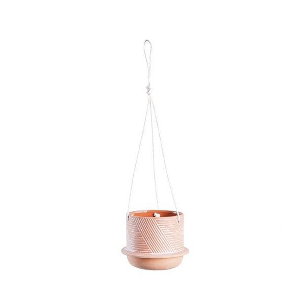 Vase /Planter - Ceramic Terracotta Hanging Pot