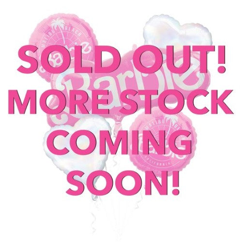 Five vibrant Barbie dolls in floral outfits, perfect for imaginative play and special occasions.