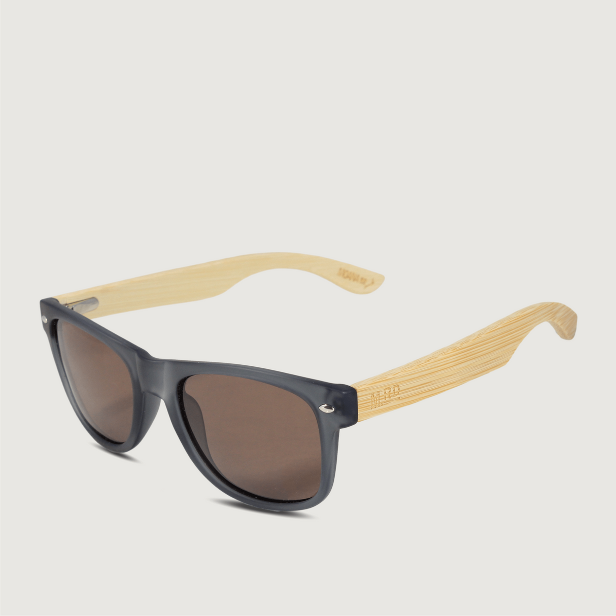 Moana Road - Wooden Arms Sunglasses - 50/50s - Grey w/ Wooden Arms