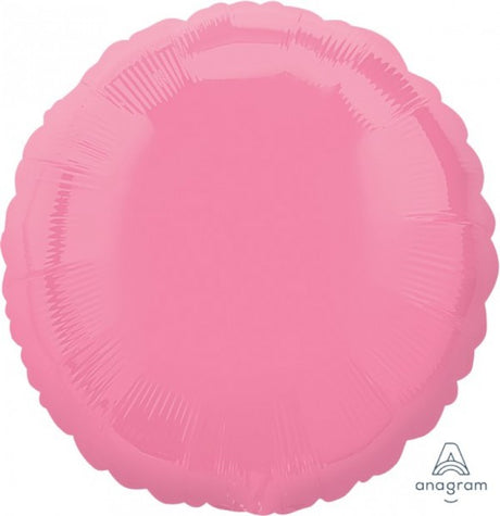 Bubble Gum Pink foil balloon, 45cm, self-sealing, perfect for birthdays and parties, adds cheerful decor and fun.