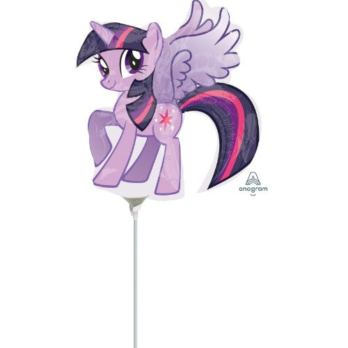 Mini My Little Pony foil balloons, 10x11 inches, perfect for kids' parties and whimsical decor.
