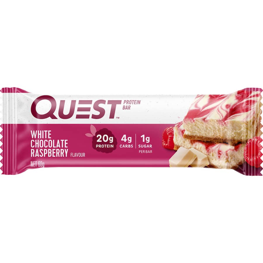 Quest Protein Bar White Chocolate & Raspberry 60g