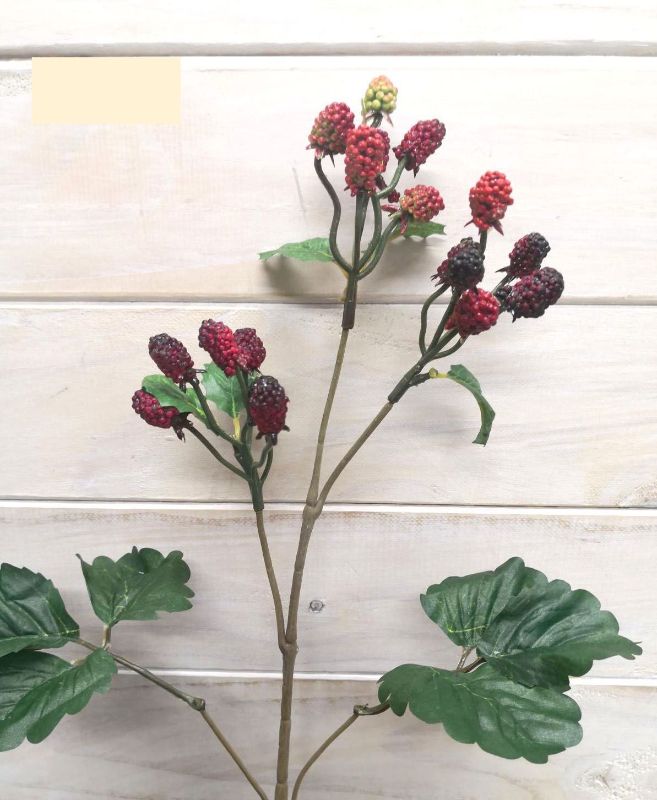 Artificial Flower Spray - Mulberry x 3