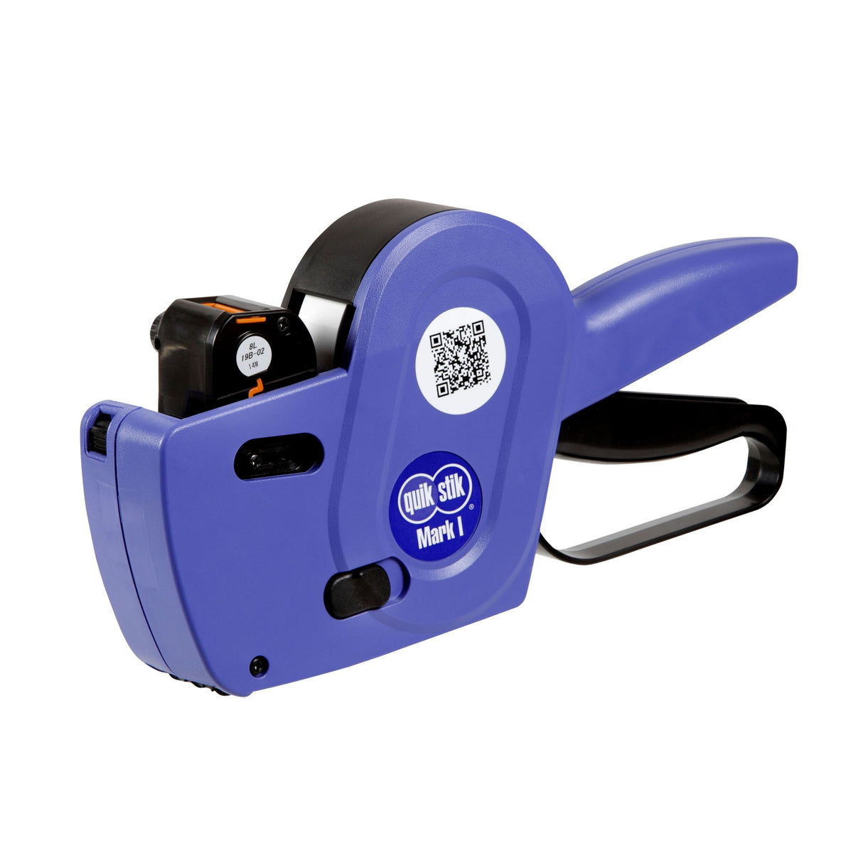 Quikstik Pricing Gun Mark I with single line printer, 4 rolls of labels, and ink roller for efficient labeling solutions.