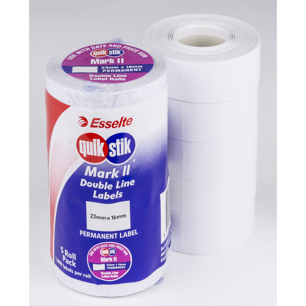 Quikstik Pricing Gun Labels Mark Ii White Permanent