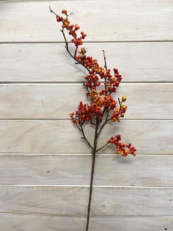 Arfificial Flower Spray - Mini Berry (Red)