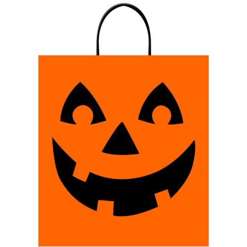 Deluxe Loot Bags Jack-O'-Lantern - Plastic