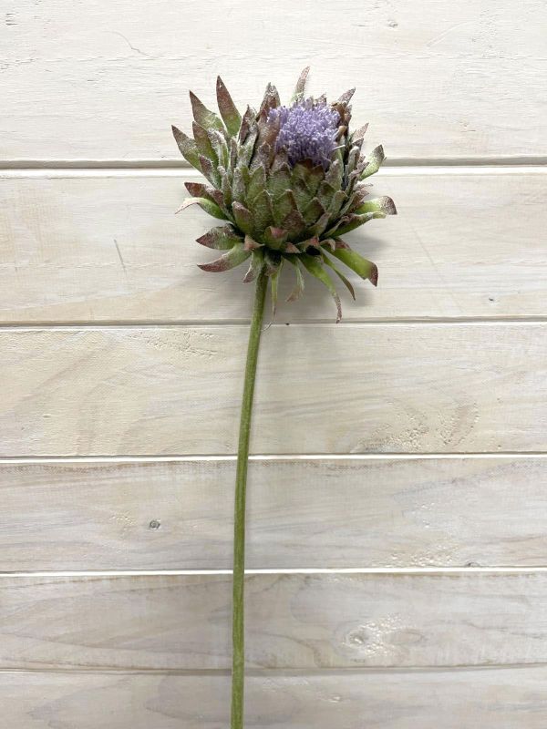 Artificial Flower Spray - Purple Scottish Thistle