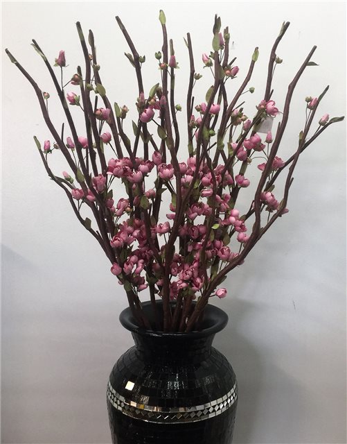 Dark Pink Cherry Blossom Bunch Of 2