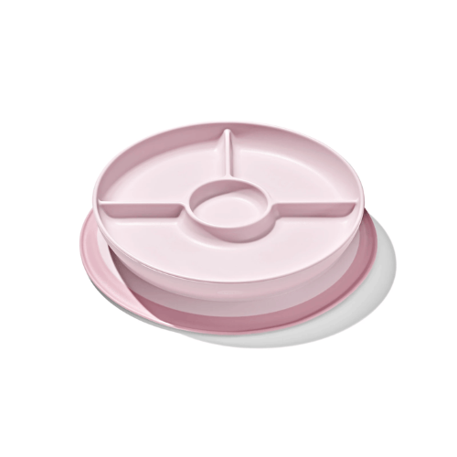 Divided Plate - OXO TOT Stick & Stay (Blossom)
