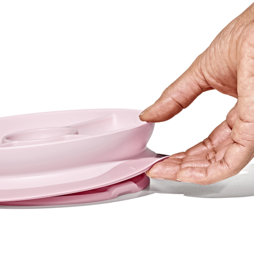 Divided Plate - OXO TOT Stick & Stay (Blossom)