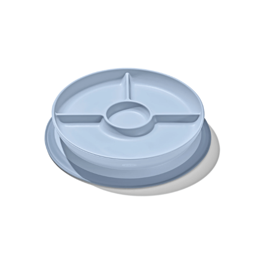Divided Plate - OXO TOT Stick & Stay (Dusk)