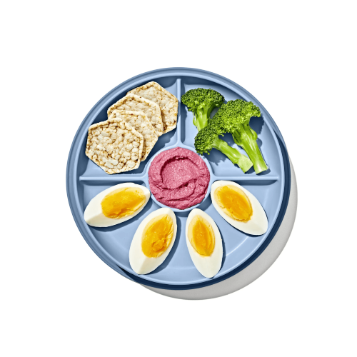 Divided Plate - OXO TOT Stick & Stay (Dusk)