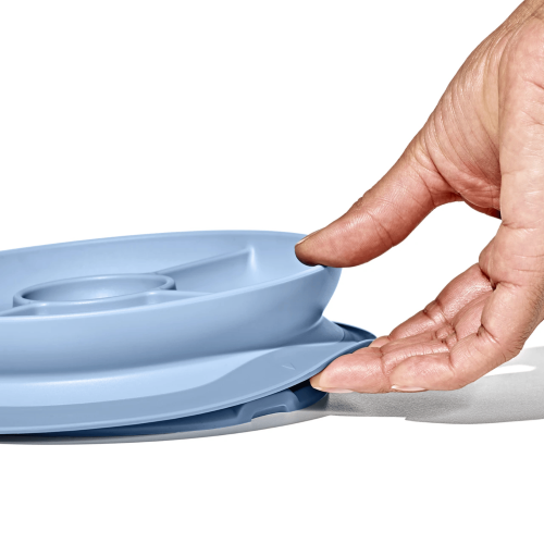 Divided Plate - OXO TOT Stick & Stay (Dusk)