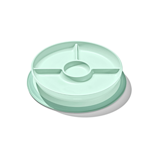 Divided Plate - OXO TOT Stick & Stay (Opal)
