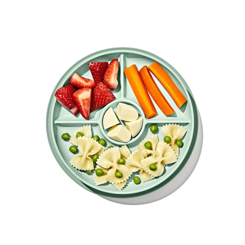 Divided Plate - OXO TOT Stick & Stay (Opal)
