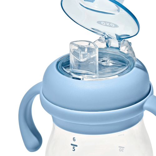 Grow Soft Spout Cup with Removable Handles - OXO TOT (Dusk)