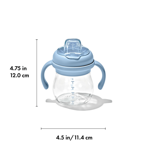 Grow Soft Spout Cup with Removable Handles - OXO TOT (Dusk)