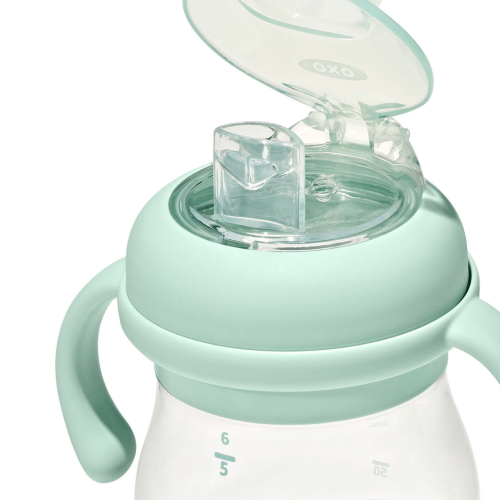Grow Soft Spout Cup with Removable Handles - OXO TOT (Opal)