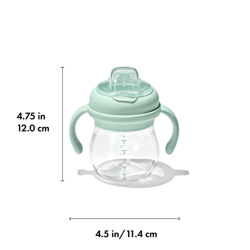 Grow Soft Spout Cup with Removable Handles - OXO TOT (Opal)