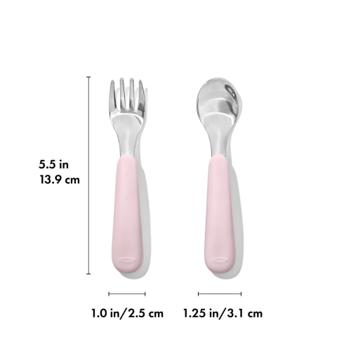 Fork & Spoon Set - OXO TOT (Blossom)